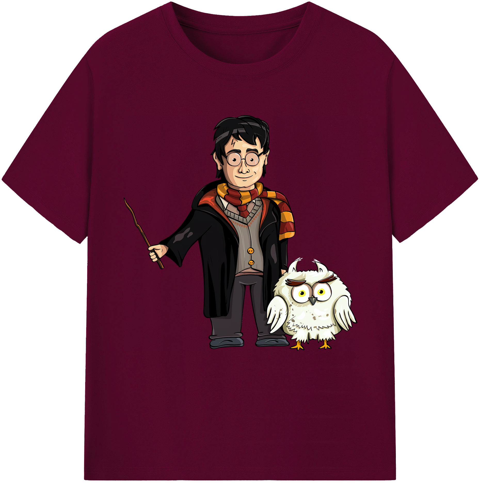 （画像用） Harry Potter ハリー・ポッターシリーズ レディースカジュアルプリントTシャツ（綿100％）